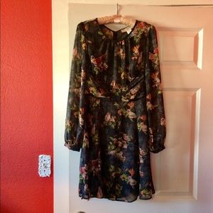 Forever 21-Black Bird Dress-L